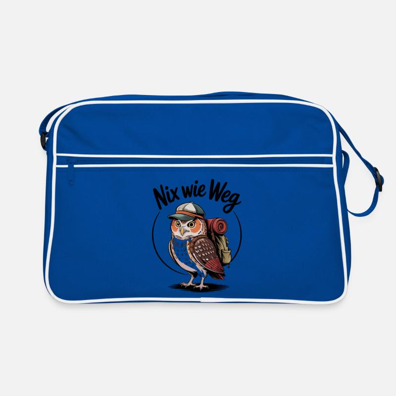 Waldabenteuer Eule mit Rucksack Retro Tasche