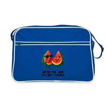 Melon Pair AddToCart - Sac Retro - bleu/blanc - Devant