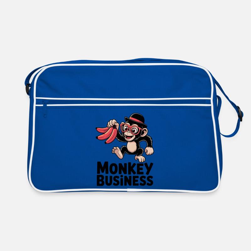 Affengeschäft Retro Tasche