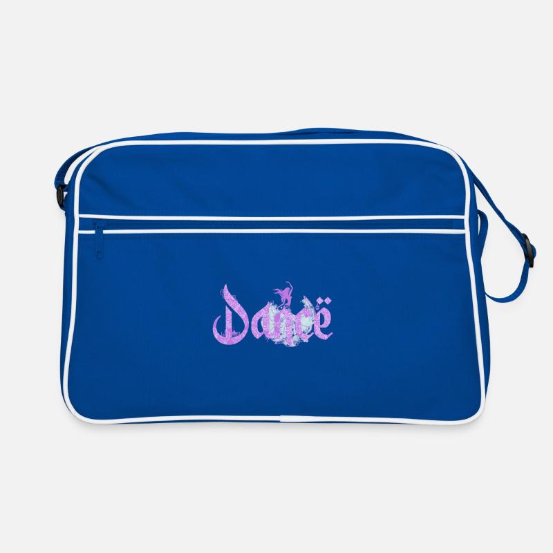 Dance belly dance - Retro Bag - blue/white