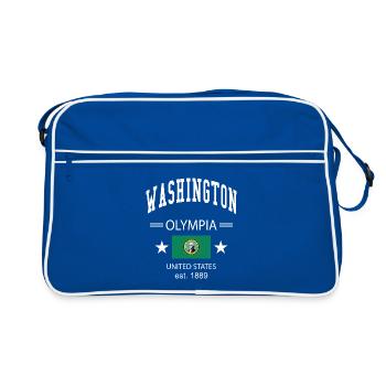 Washington - Sac Retro - bleu/blanc - Devant