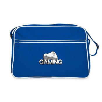 GAMING + Controller - Gaming - Retro Bag - blue/white - Front