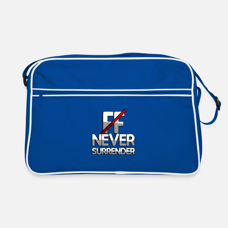 NEVER SURRENDER + FF - Gaming Retro Tasche
