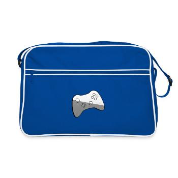 Controller - Illustration - Retro Bag - blue/white - Front