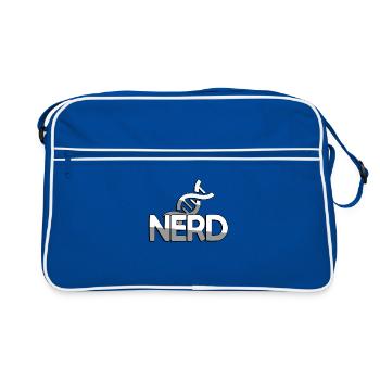 NERD + DNA - Jeux - Sac Retro - bleu/blanc - Devant