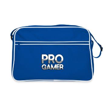 PRO GAMER - Jeux - Sac Retro - bleu/blanc - Devant