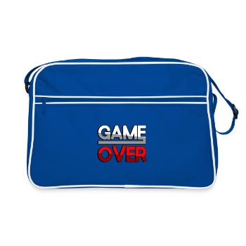 GAME OVER (Red) - Gaming - Retro Bag - blue/white - Front