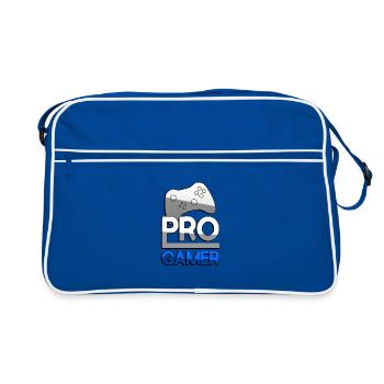 PRO GAMER (Bleu) + Contrôleur - Jeux - Sac Retro - bleu/blanc - Devant