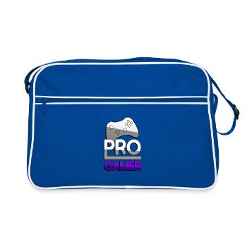 PRO GAMER (Violet) + Contrôleur - Jeux - Sac Retro - bleu/blanc - Devant