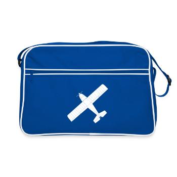 Pilote d’avion Avion Ultralight Ul Tc42 - Sac Retro - bleu/blanc - Devant