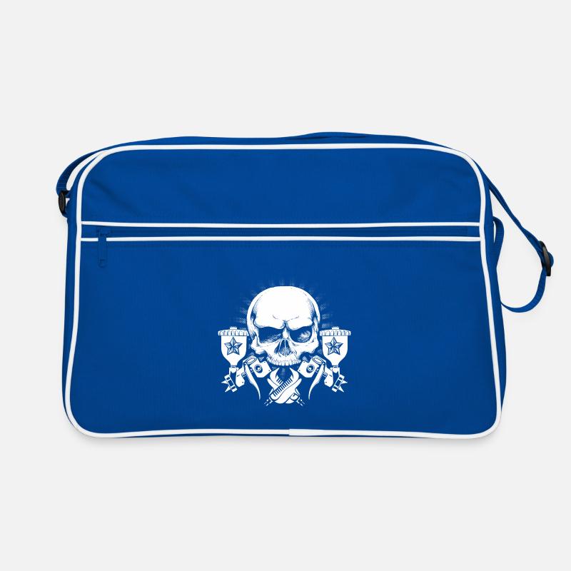 Maler und Lackierer - Retro Tasche - Blau/Weiß