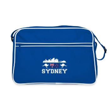 Sydney - Sac Retro - bleu/blanc - Devant