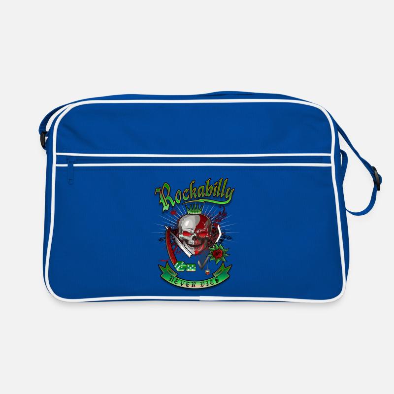Rockabilly Skull Retro Bag