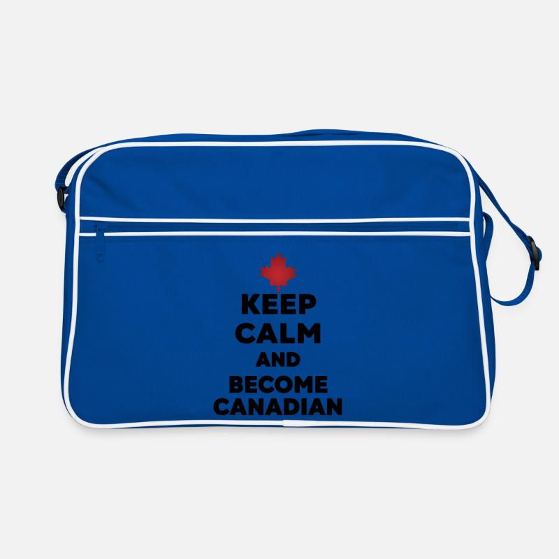 Keep Calm Werde Kanadier Retro Tasche