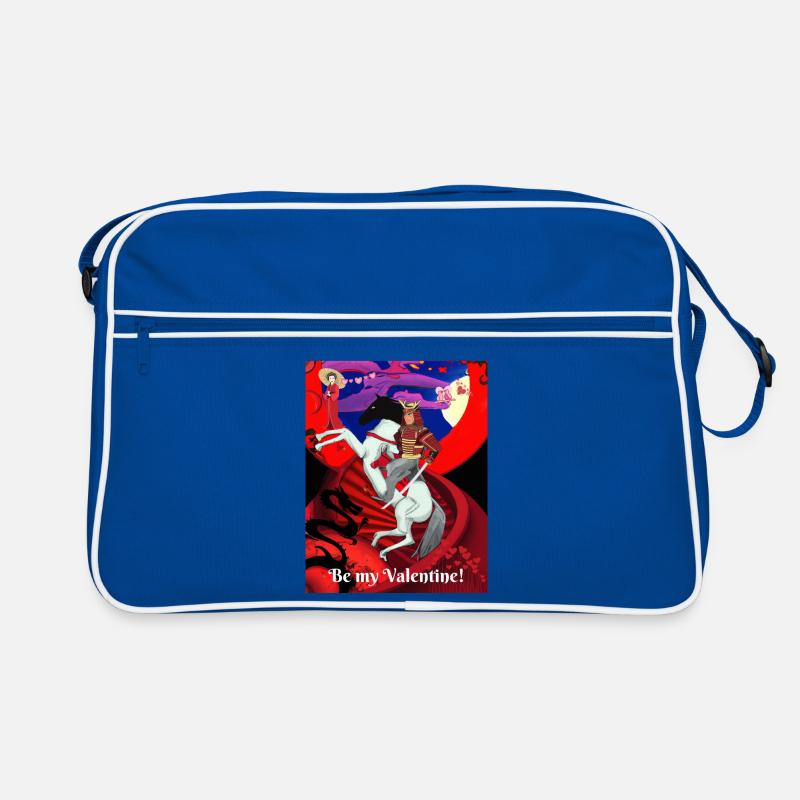 Asia - Samurai is looking for his Valentine! Retro Tasche
