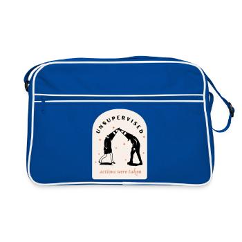 Unsupervised Actions - Retro Bag - blue/white - Front