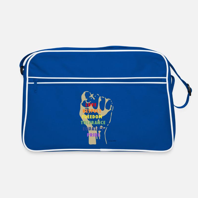 Force et respect Sac Retro