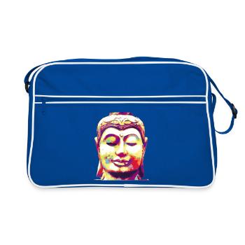 Buddha - Retro Bag - blue/white - Front