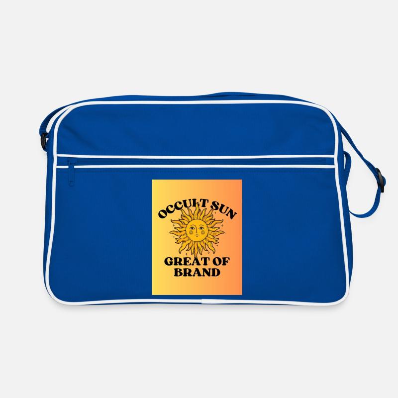 Grande marque du soleil caché Sac Retro