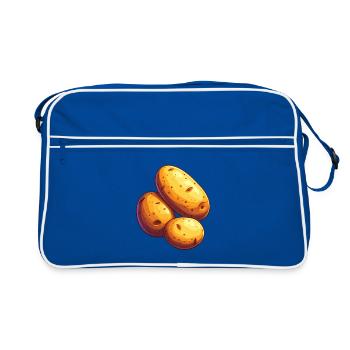 Potatoes - Retro Bag - blue/white - Front