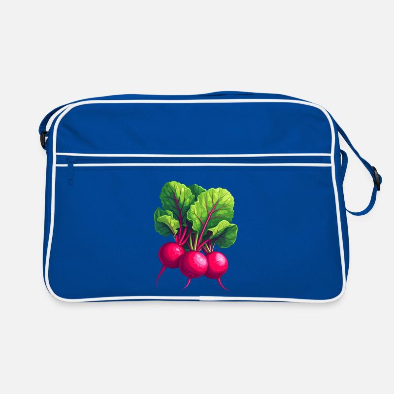 Radieschen Retro Tasche