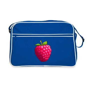 Raspberry - Retro Bag - blue/white - Front