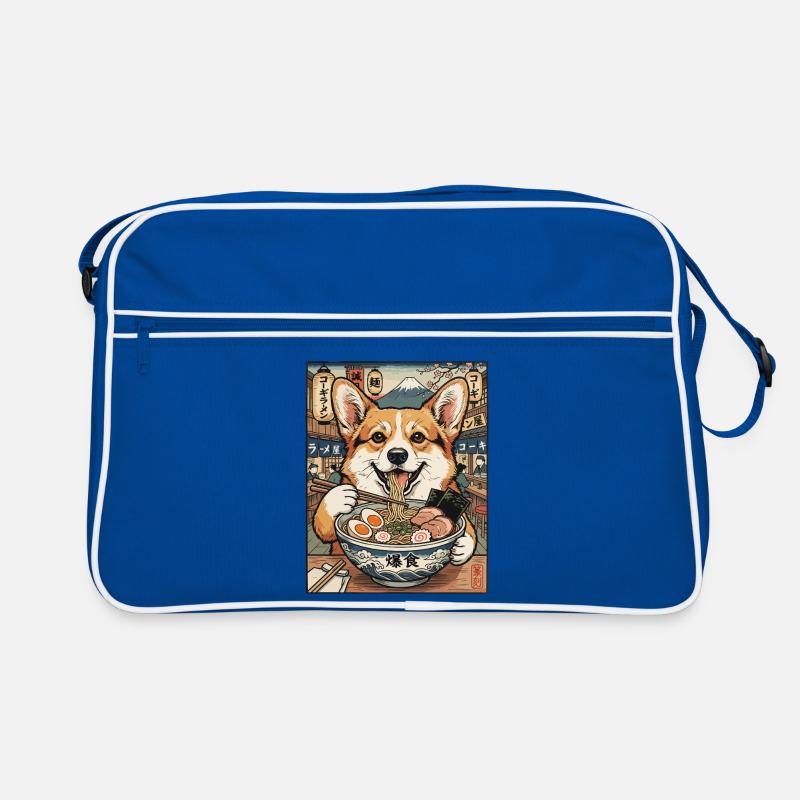Corgi Ramen Dream at Mt Fuji Retro Bag