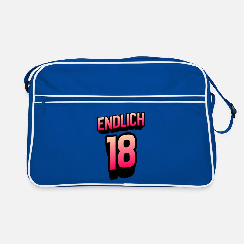 Finally 18 Gradient Neon Retro Bag