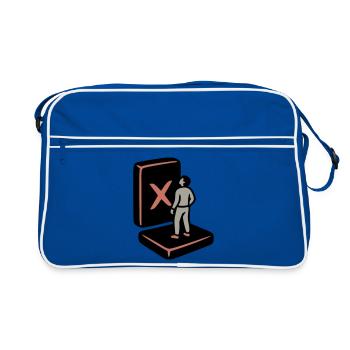 Bouldering Wall Climbing Bouldering Climbing Hall - Retro Bag - blue/white - Front