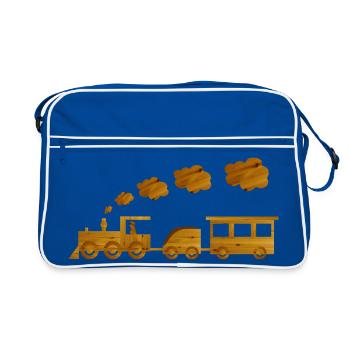 railroad - Retro Bag - blue/white - Front