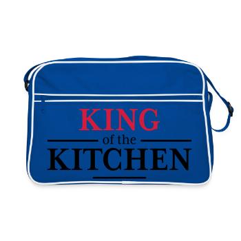 King of the Kitchen - Retro Bag - blue/white - Front