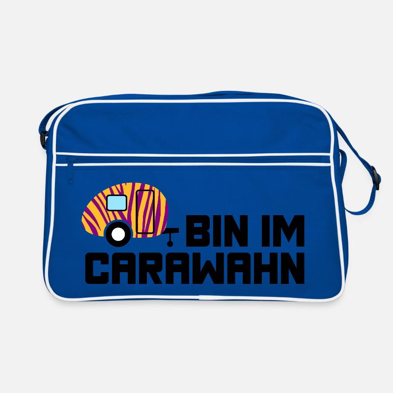 Caravan Caravan Zebra Pattern Fan Madness Camper Retro Bag