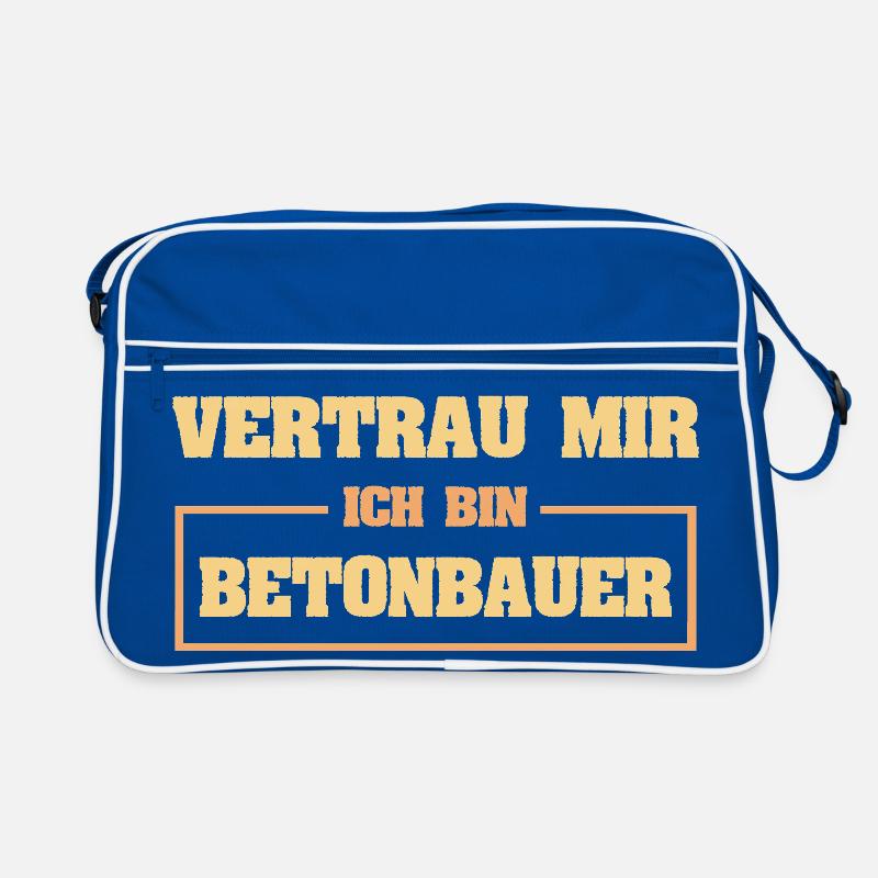 Occupation Concrete Worker Retro Bag