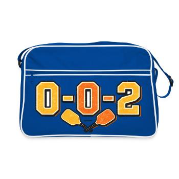 0-0-2 Emblème de la rivalité - Sac Retro - bleu/blanc - Devant