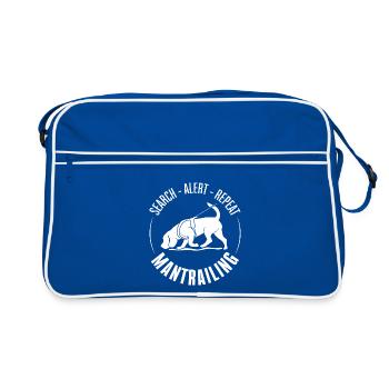 MANTRAILING Chien Sports Recherche Chien Chien Chien - Sac Retro - bleu/blanc - Devant