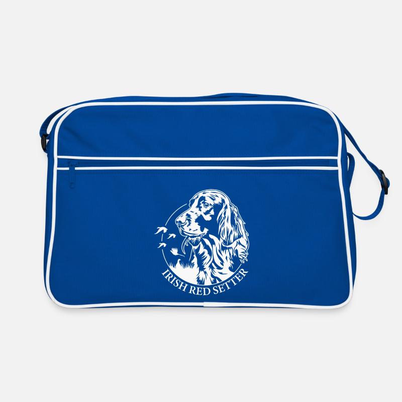 Irish Red Setter Chien de chasse Chiens de chasse Chiens Wilsigns Sac Retro
