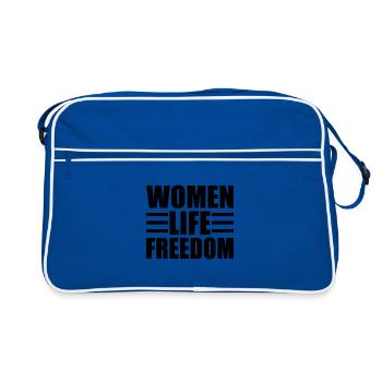 Women life freedom - Sac Retro - bleu/blanc - Devant