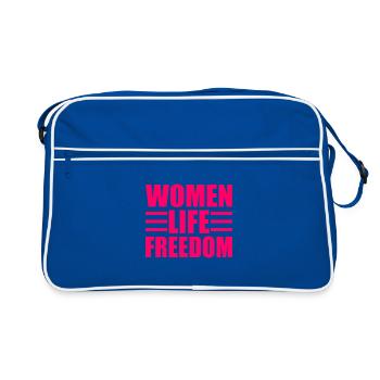 Women life freedom - Sac Retro - bleu/blanc - Devant