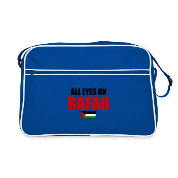 all eyes on rafah - Sac Retro - bleu/blanc - Devant