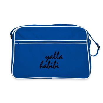 Yalla habibi - Sac Retro - bleu/blanc - Devant