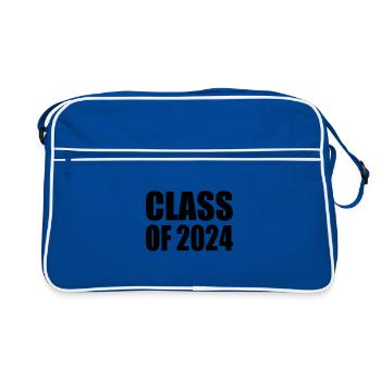 Class of 2024 - Retro Bag - blue/white - Front