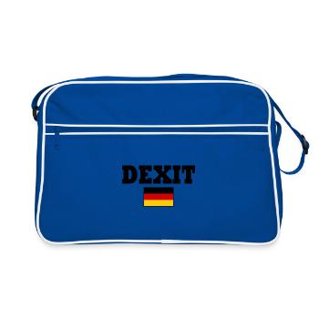 Dexit - Sac Retro - bleu/blanc - Devant