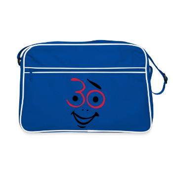 Juhu 30 years! - Retro Bag - blue/white - Front