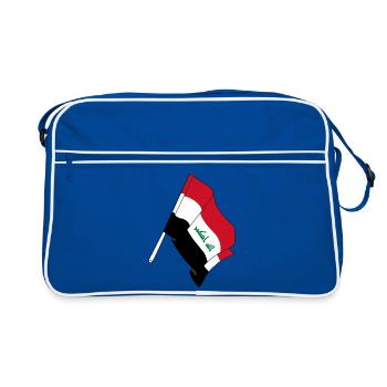Flag of Iraq - Retro Bag - blue/white - Front