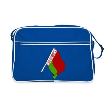 Drapeau de la Russie blanche - Sac Retro - bleu/blanc - Devant