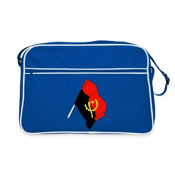 Drapeau de l’Angola - Sac Retro - bleu/blanc - Devant