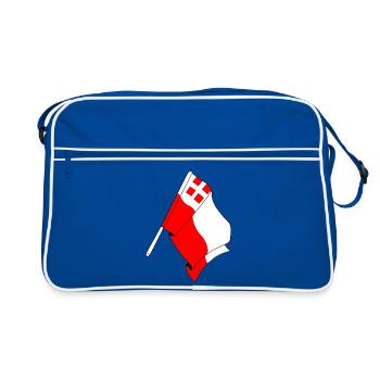 Flag of the province of Utrecht - Retro Bag - blue/white - Front
