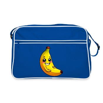 Banane Bananes - Sac Retro - bleu/blanc - Devant
