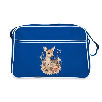 chevreuil - Sac Retro - bleu/blanc - Devant