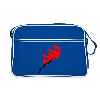 Parachuting - Retro Bag - blue/white - Front